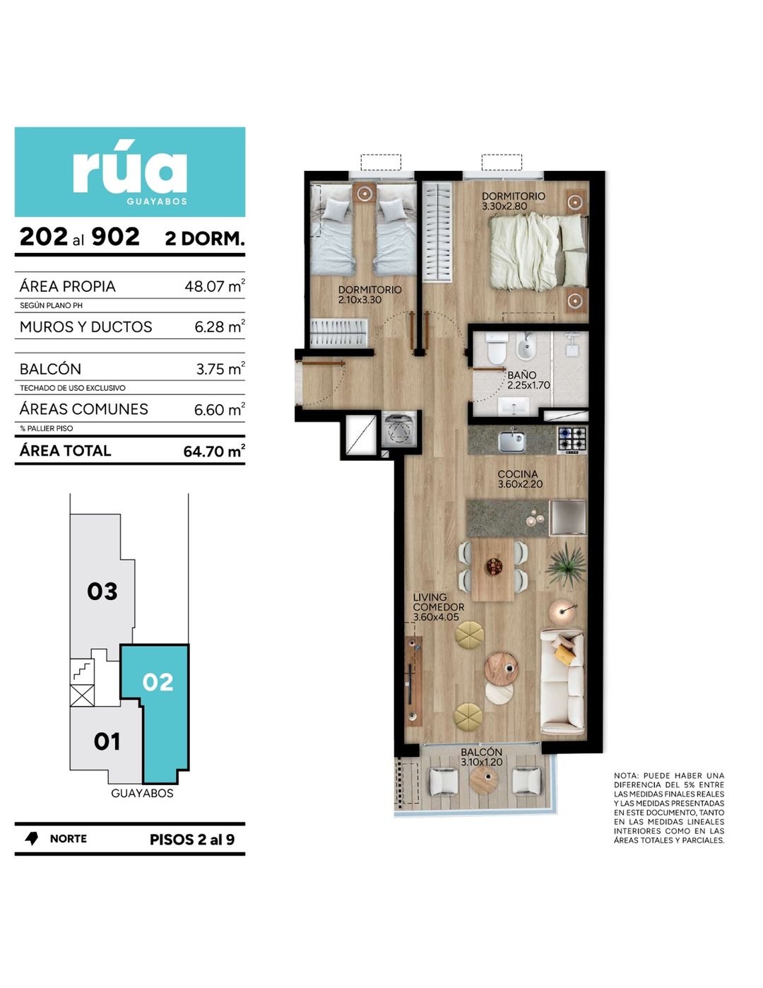 Apartamento en venta 3 ambientes en Guayabos 1600, Cordon, Cordon, Montevideo